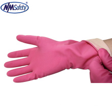 NMSAFETY latex glove printed logo